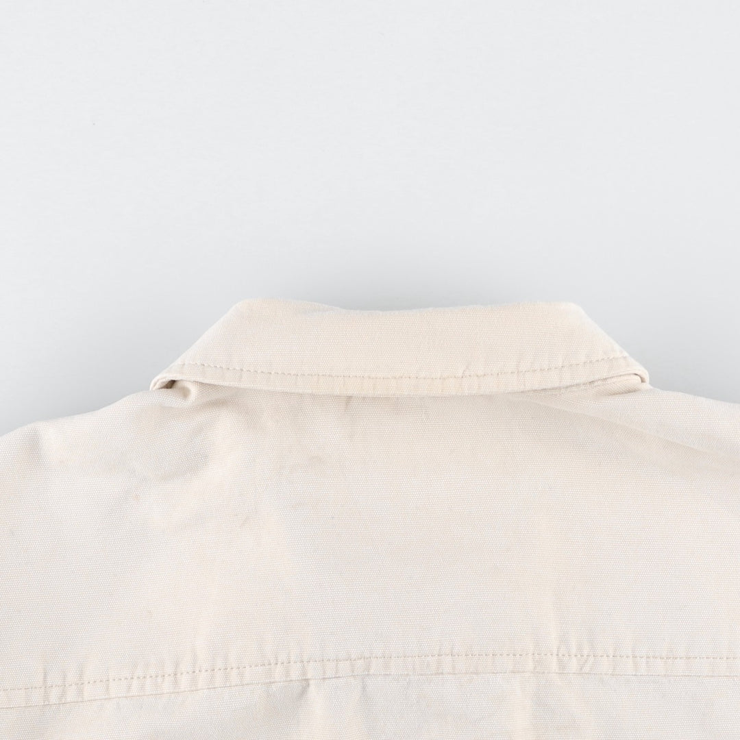 Lacoste Swing Top Sports Jacket, Men's XXL cotton ivory Vintage Second Hand