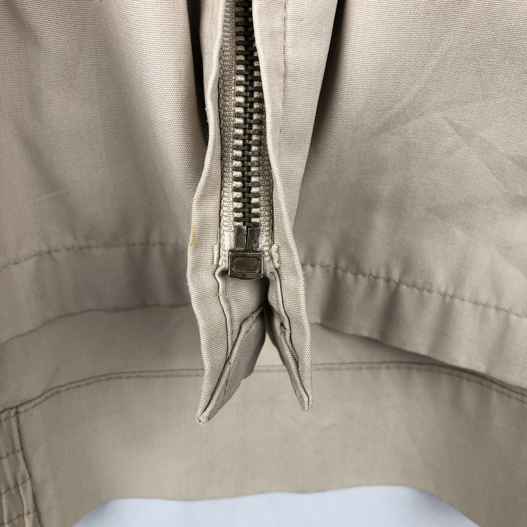 1970'S Lacoste IZOD Harrington Jacket Swing Top, Men's Size XL (approx.), Vintage unclear Beige type Vintage Second Hand