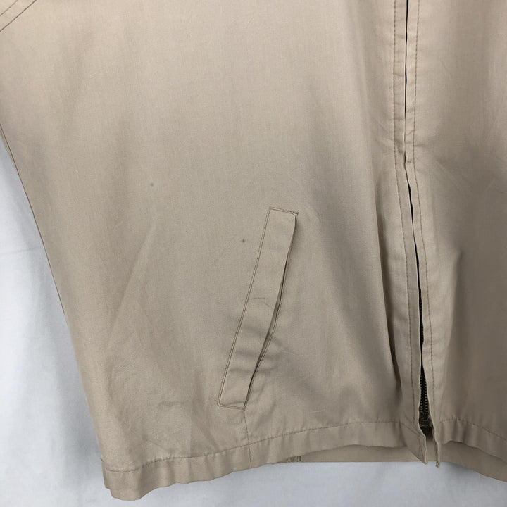 1970'S Lacoste IZOD Harrington Jacket Swing Top, Men's Size XL (approx.), Vintage unclear Beige type Vintage Second Hand