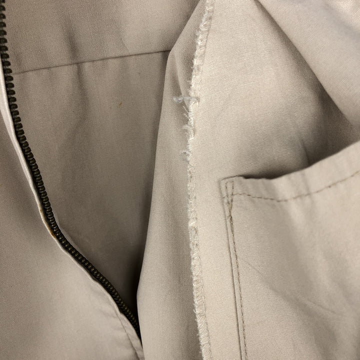 1970'S Lacoste IZOD Harrington Jacket Swing Top, Men's Size XL (approx.), Vintage unclear Beige type Vintage Second Hand