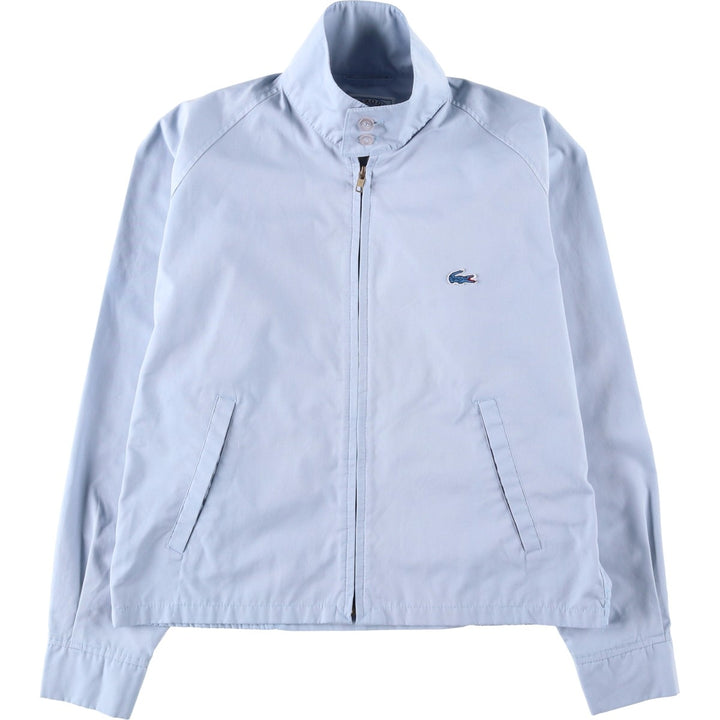 1970'S Lacoste IZOD Harrington Jacket Swing Top, Men's Size L (approx.) unclear Blue type light blue Vintage Second Hand