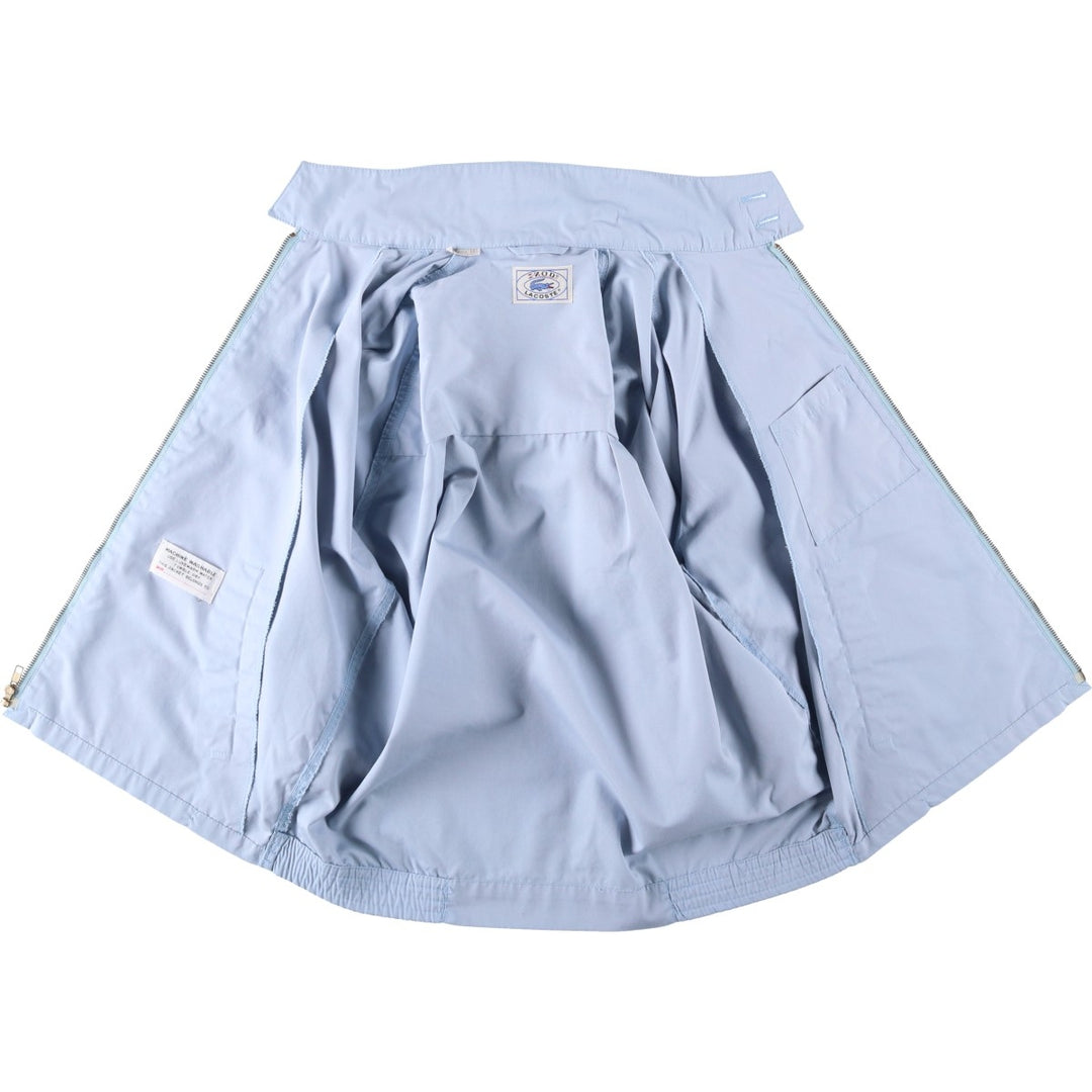 1970'S Lacoste IZOD Harrington Jacket Swing Top, Men's Size L (approx.) unclear Blue type light blue Vintage Second Hand
