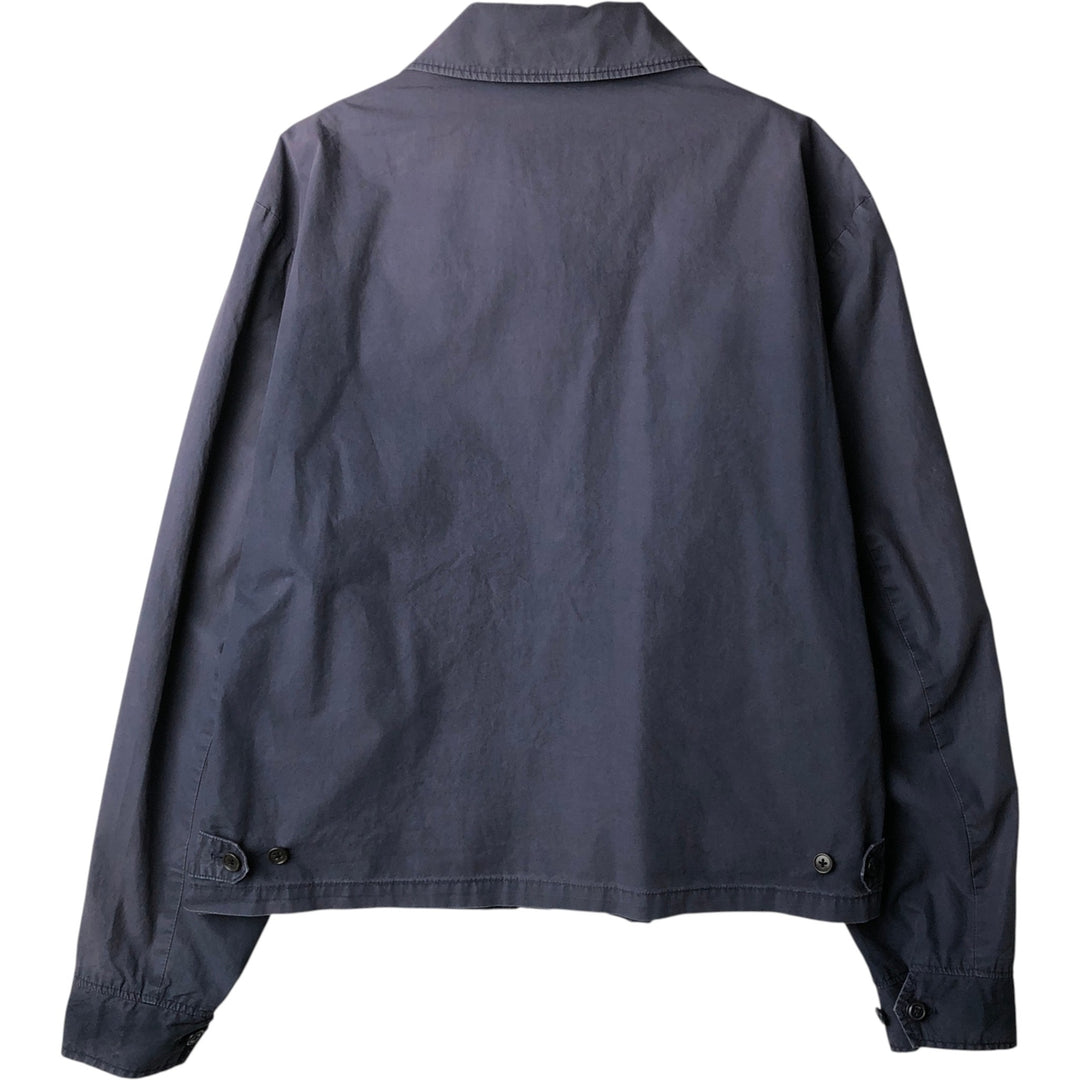 1990'S Lacoste Swing Top Sport Jacket, Size 56 (Men's XL equivalent), Vintage cotton navy blue type Vintage Second Hand