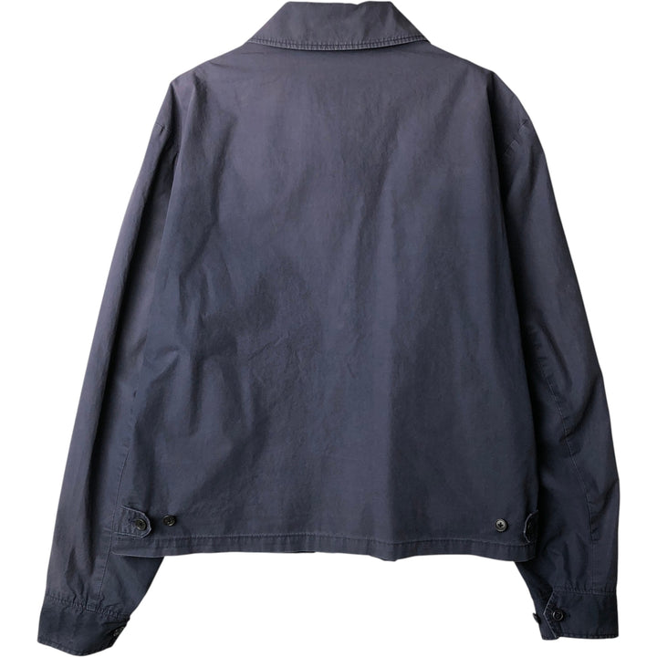 1990'S Lacoste Swing Top Sport Jacket, Size 56 (Men's XL equivalent), Vintage cotton navy blue type Vintage Second Hand