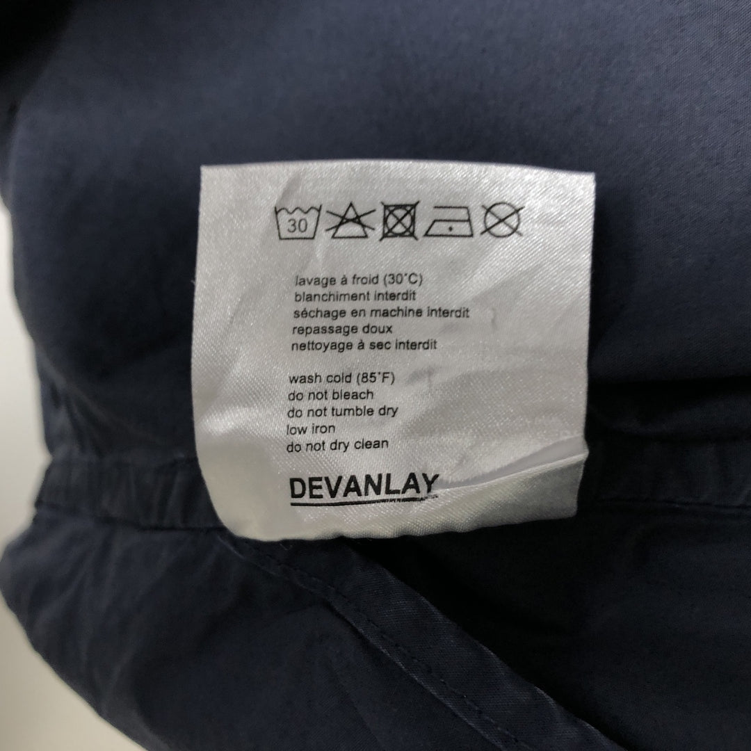 1990'S Lacoste Swing Top Sport Jacket, Size 56 (Men's XL equivalent), Vintage cotton navy blue type Vintage Second Hand