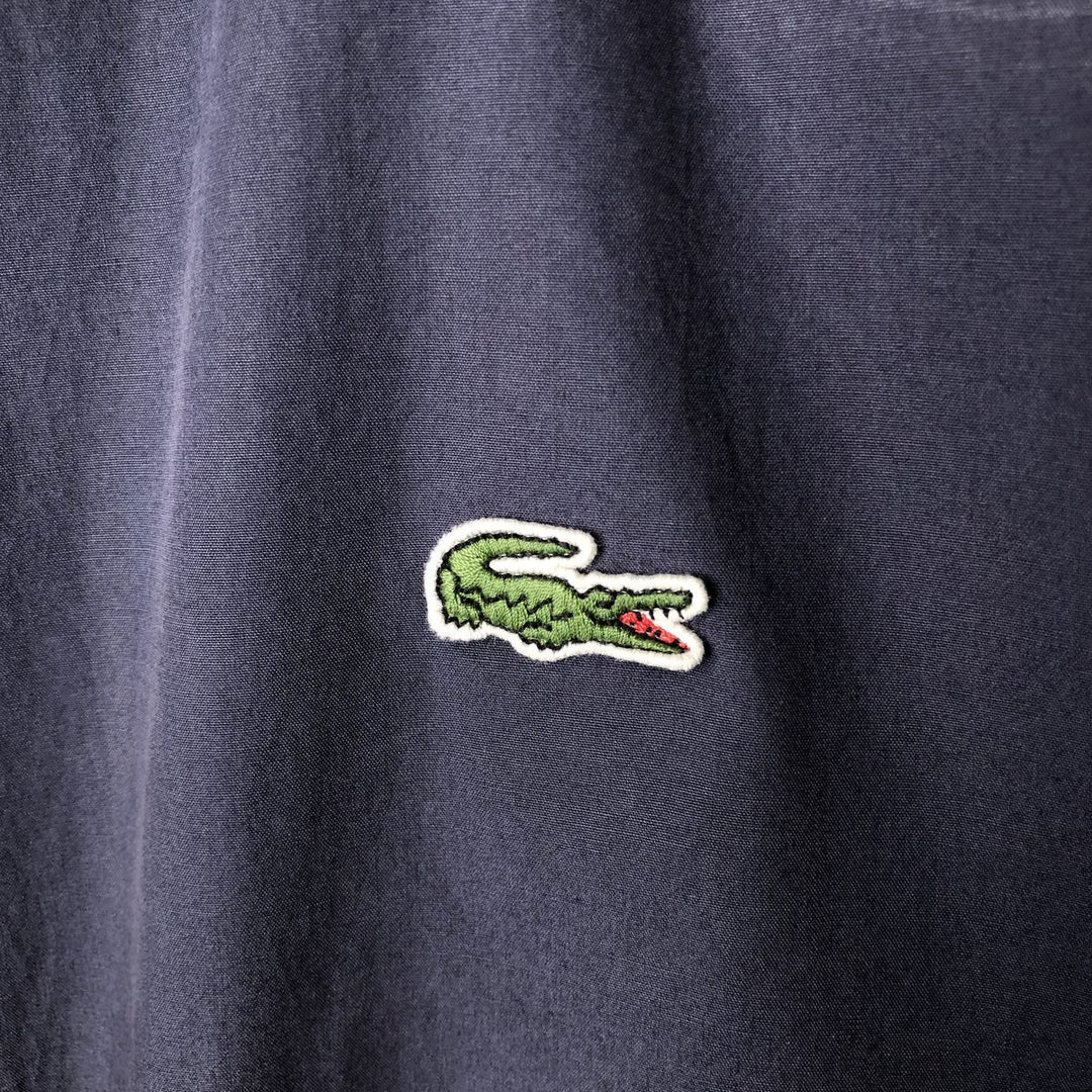 1990'S Lacoste Swing Top Sport Jacket, Size 56 (Men's XL equivalent), Vintage cotton navy blue type Vintage Second Hand