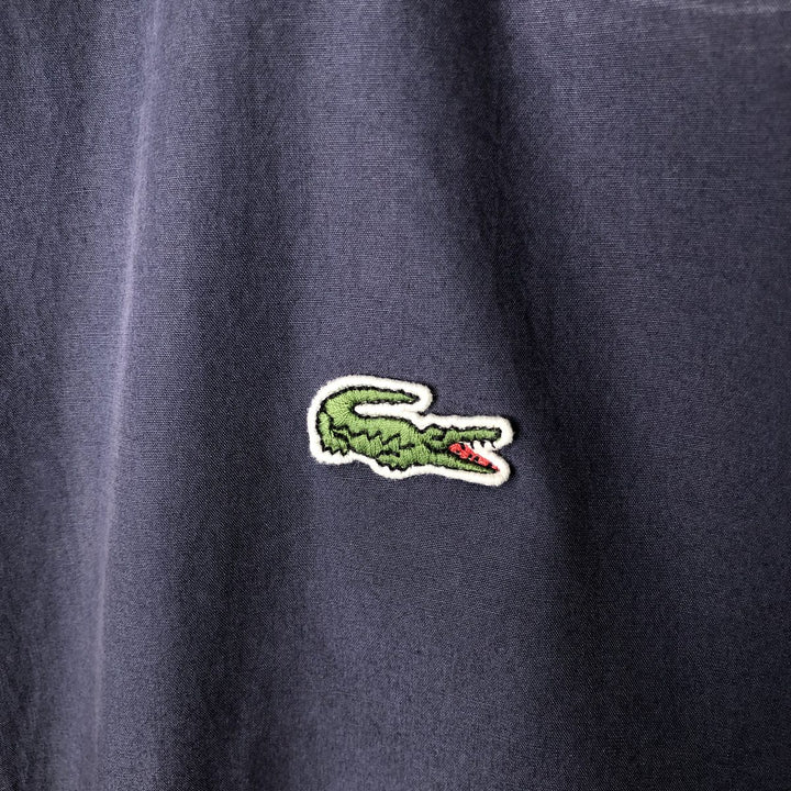 1990'S Lacoste Swing Top Sport Jacket, Size 56 (Men's XL equivalent), Vintage cotton navy blue type Vintage Second Hand