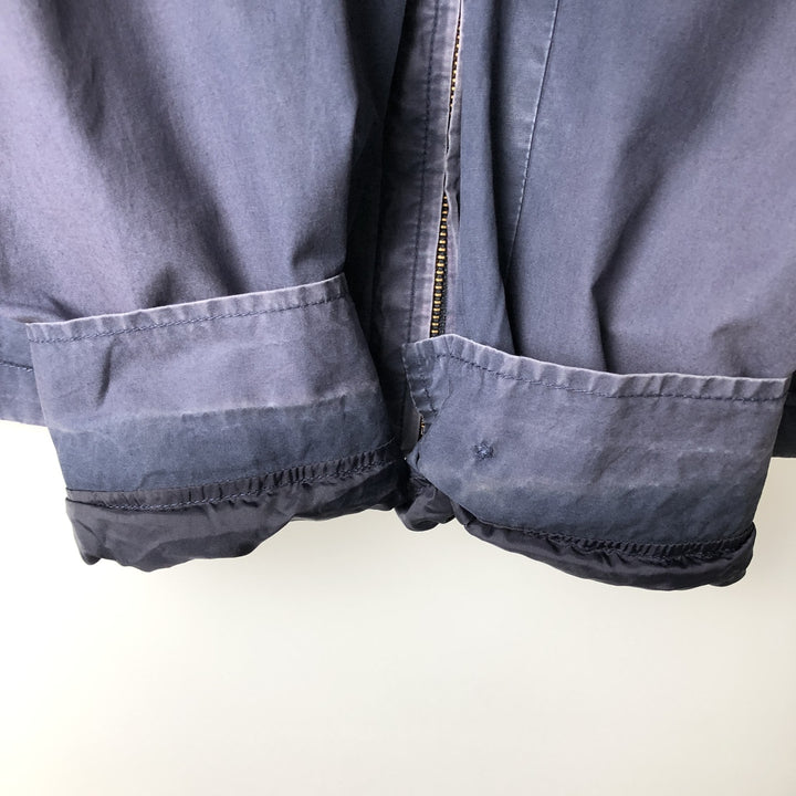 1990'S Lacoste Swing Top Sport Jacket, Size 56 (Men's XL equivalent), Vintage cotton navy blue type Vintage Second Hand