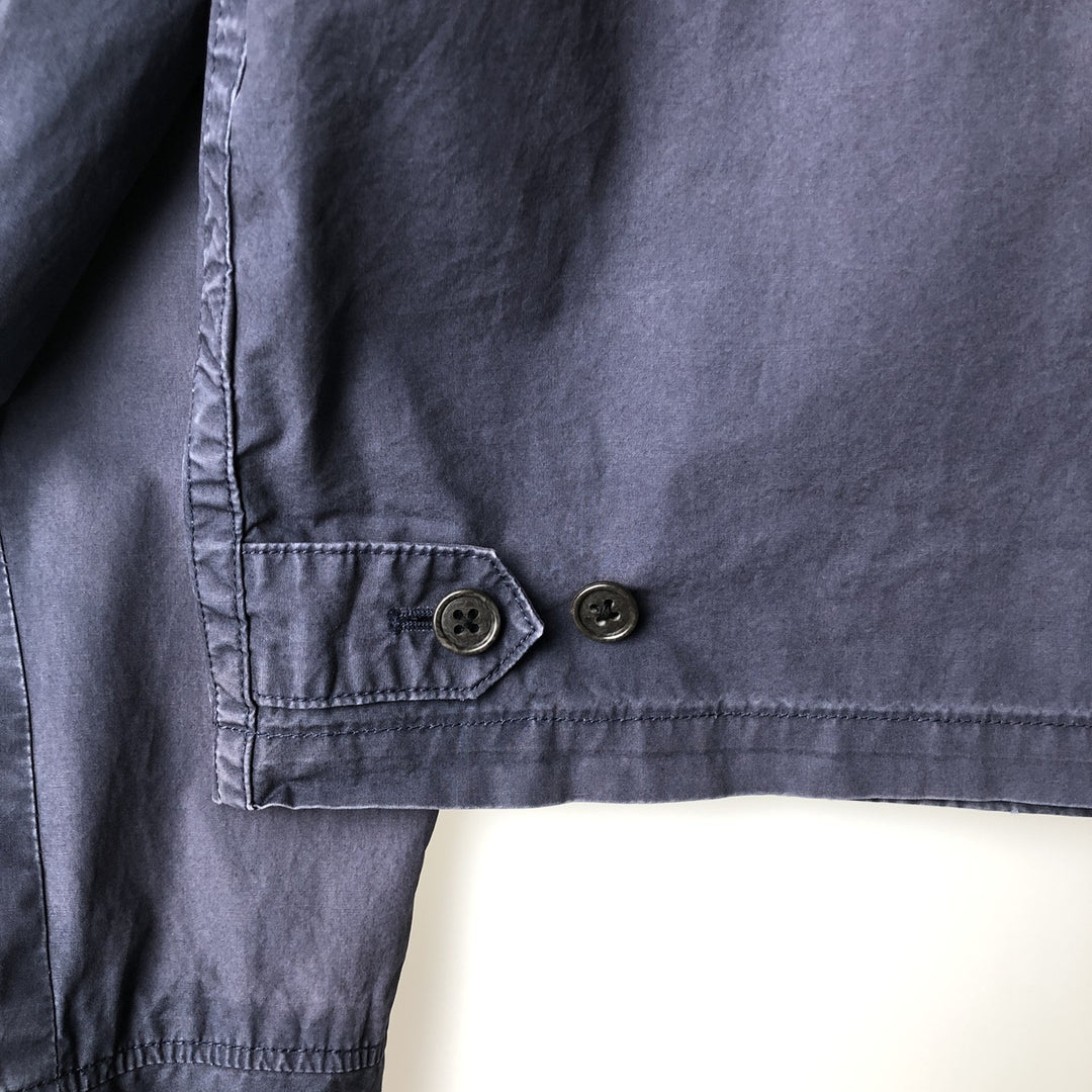 1990'S Lacoste Swing Top Sport Jacket, Size 56 (Men's XL equivalent), Vintage cotton navy blue type Vintage Second Hand