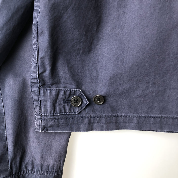 1990'S Lacoste Swing Top Sport Jacket, Size 56 (Men's XL equivalent), Vintage cotton navy blue type Vintage Second Hand