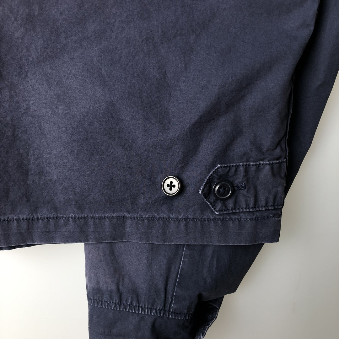 1990'S Lacoste Swing Top Sport Jacket, Size 56 (Men's XL equivalent), Vintage cotton navy blue type Vintage Second Hand