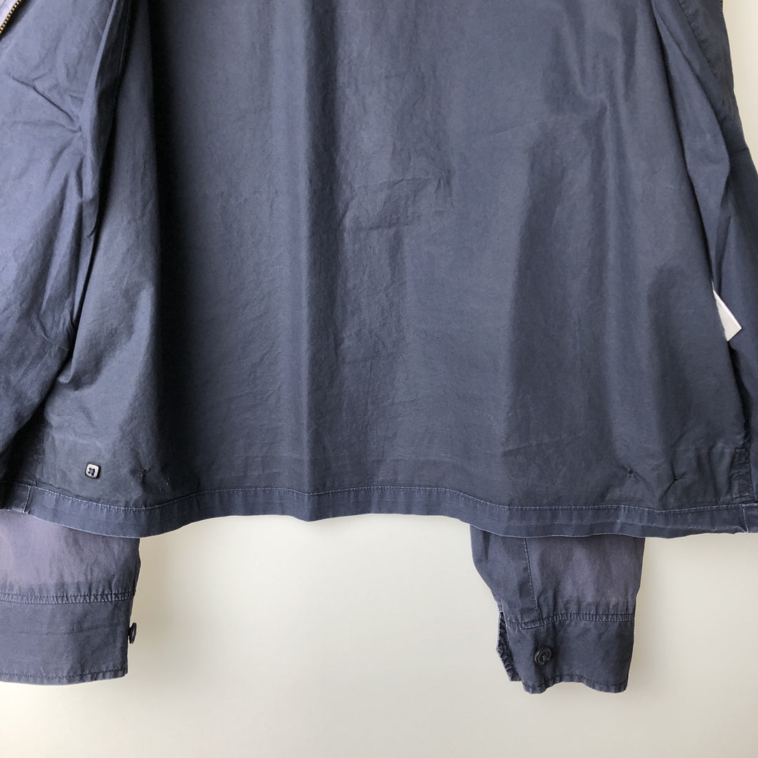 1990'S Lacoste Swing Top Sport Jacket, Size 56 (Men's XL equivalent), Vintage cotton navy blue type Vintage Second Hand