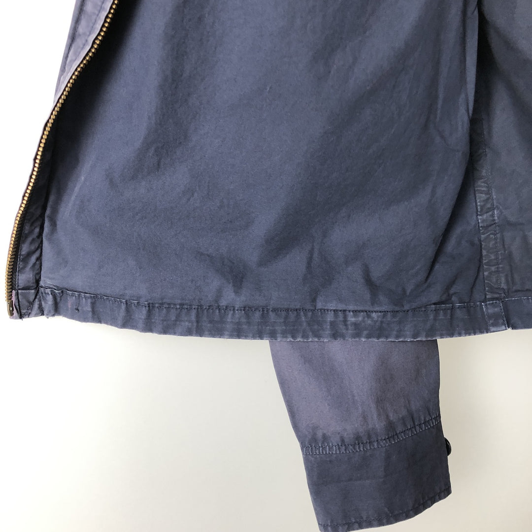1990'S Lacoste Swing Top Sport Jacket, Size 56 (Men's XL equivalent), Vintage cotton navy blue type Vintage Second Hand