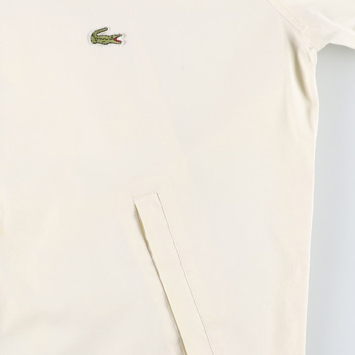 1970'S Lacoste IZOD Harrington Jacket Swing Top (Men's Size M) unclear ivory Vintage Second Hand