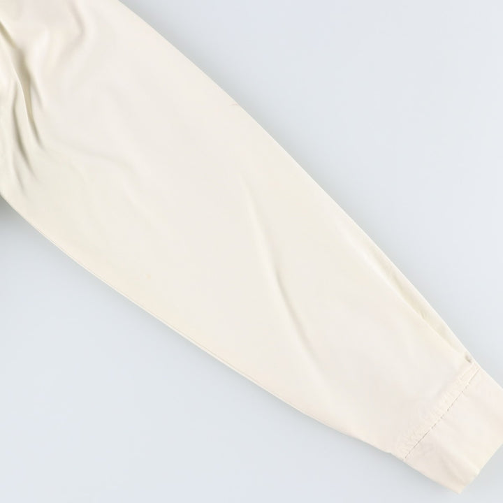 1970'S Lacoste IZOD Harrington Jacket Swing Top (Men's Size M) unclear ivory Vintage Second Hand