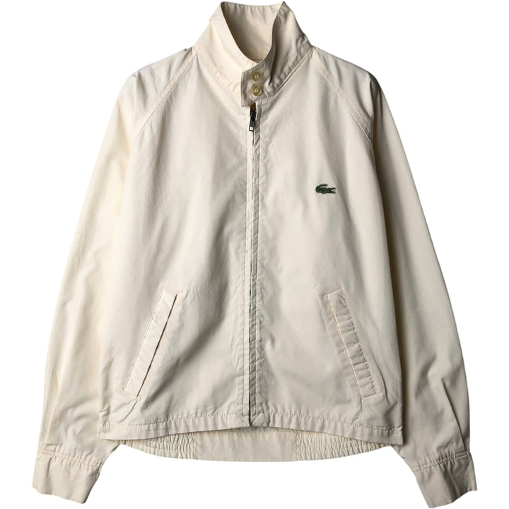 70s-80'S Lacoste IZOD Harrington Jacket Swing Top, Men's Size M (approx.) unclear unbleached Vintage Second Hand