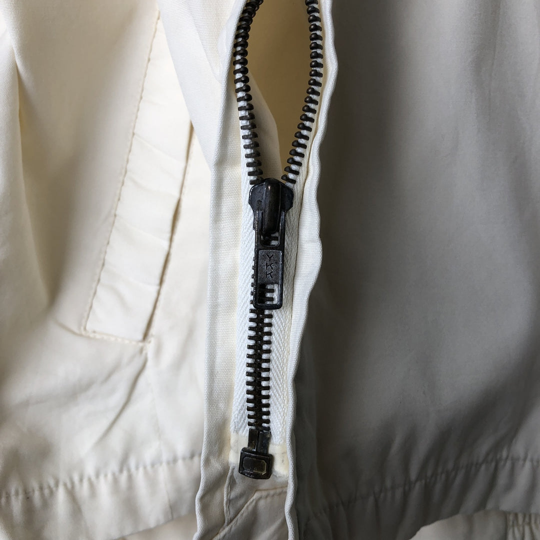 70s-80'S Lacoste IZOD Harrington Jacket Swing Top, Men's Size M (approx.) unclear unbleached Vintage Second Hand