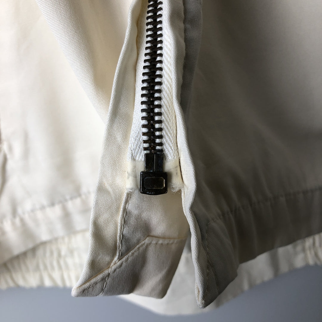 70s-80'S Lacoste IZOD Harrington Jacket Swing Top, Men's Size M (approx.) unclear unbleached Vintage Second Hand