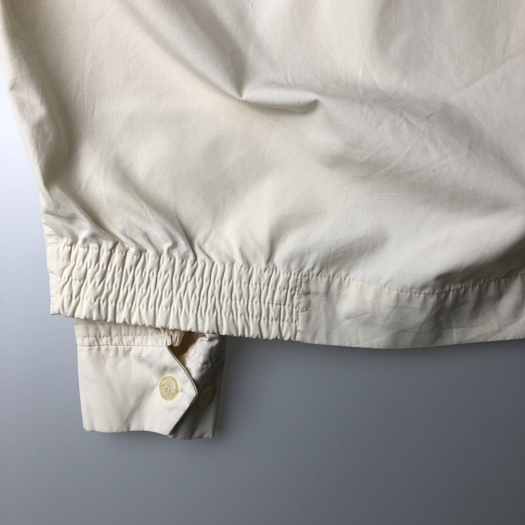 70s-80'S Lacoste IZOD Harrington Jacket Swing Top, Men's Size M (approx.) unclear unbleached Vintage Second Hand