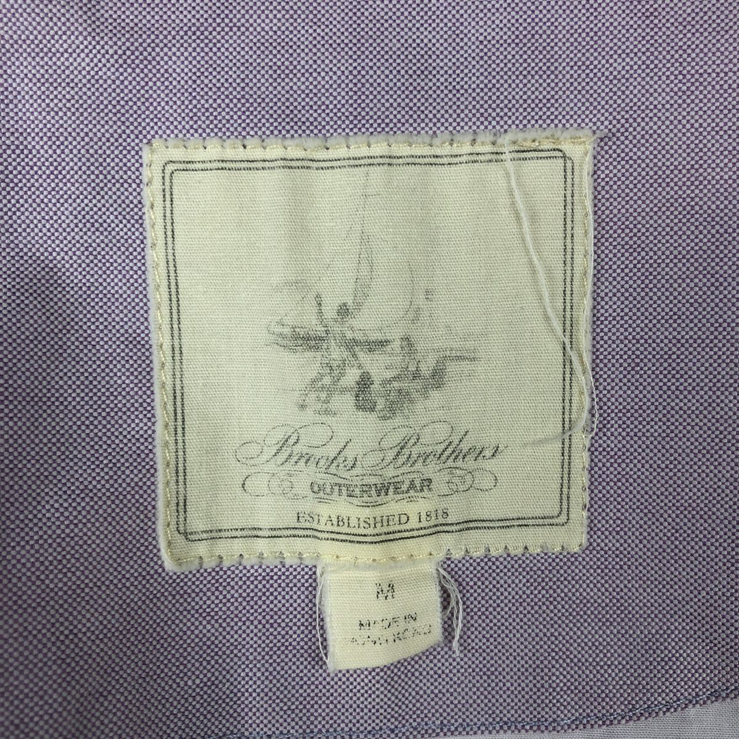 Brooks Brothers Est.1818 Oxford Swing Top Sport Jacket, Men's Size M (approx.) cotton purple type Vintage Second Hand