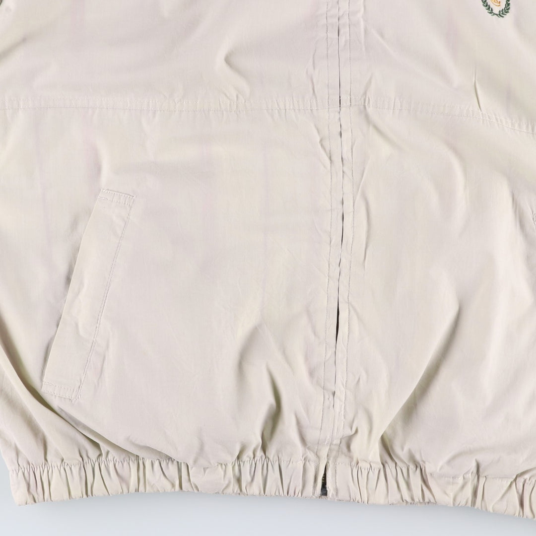 1980'S Ralph Lauren CHAPS Swing Top Sports Jacket, Men's Size L (approx.) polyester ivory Vintage Second Hand