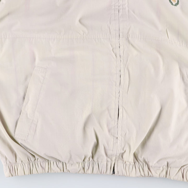 1980'S Ralph Lauren CHAPS Swing Top Sports Jacket, Men's Size L (approx.) polyester ivory Vintage Second Hand