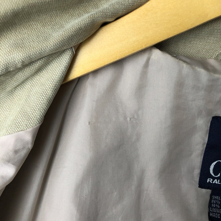 Ralph Lauren CHAPS Harrington Jacket Swing Top (Men's Size L) polyester Beige type Vintage Second Hand