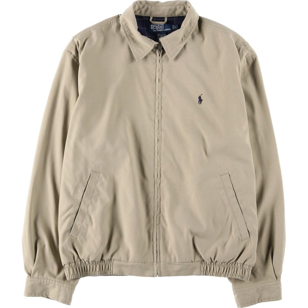 Ralph Lauren POLO by Ralph Lauren Swing Top Sports Jacket Men's M polyester Khaki type beige Vintage Second Hand