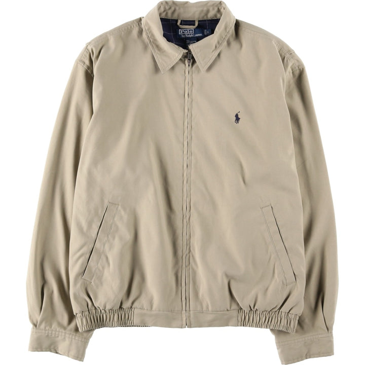Ralph Lauren POLO by Ralph Lauren Swing Top Sports Jacket Men's M polyester Khaki type beige Vintage Second Hand