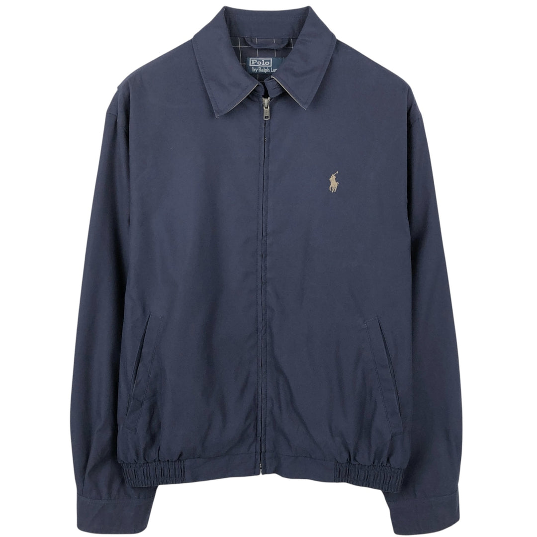 Ralph Lauren POLO by Ralph Lauren Swing Top Sports Jacket Men's S polyester navy blue type Vintage Second Hand