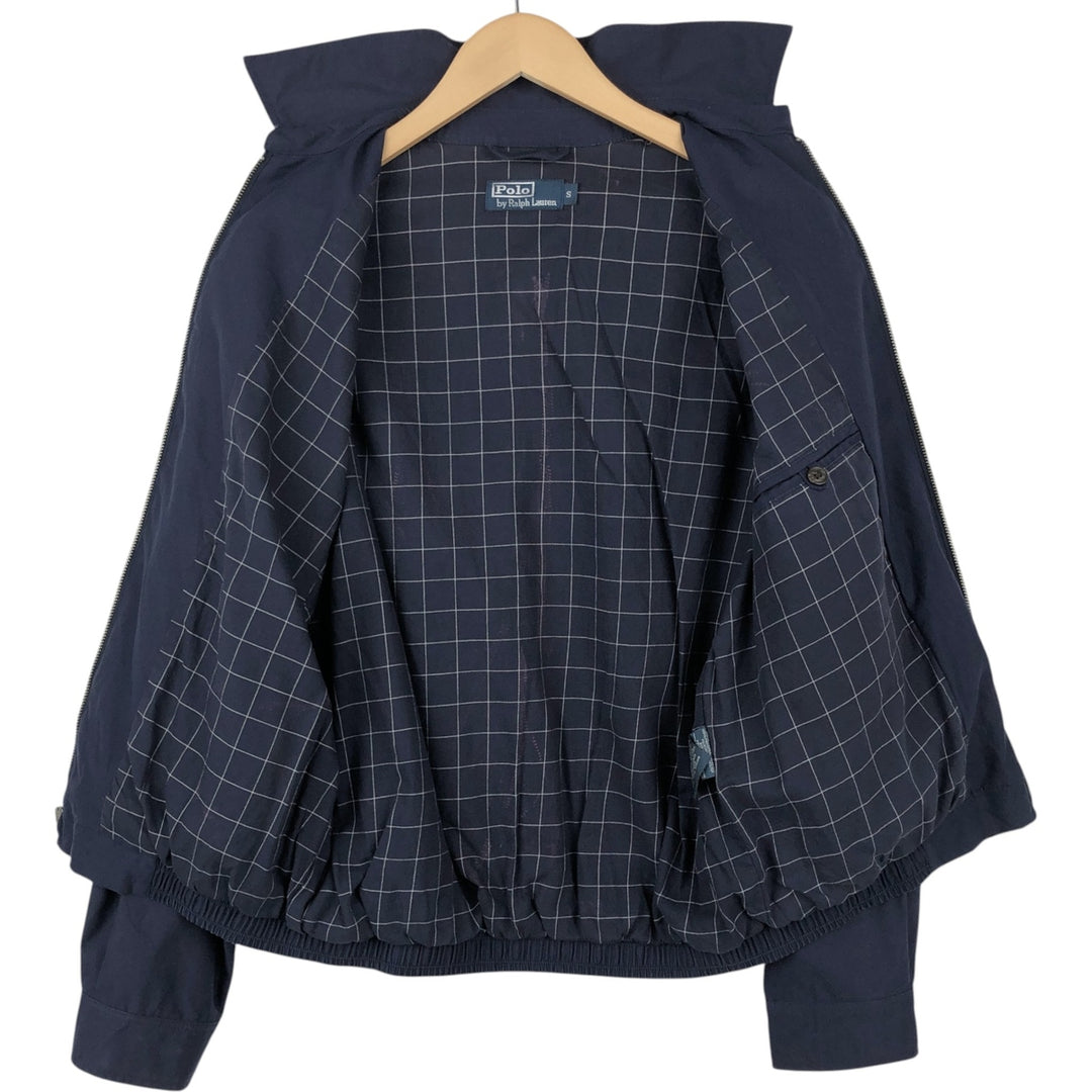 Ralph Lauren POLO by Ralph Lauren Swing Top Sports Jacket Men's S polyester navy blue type Vintage Second Hand