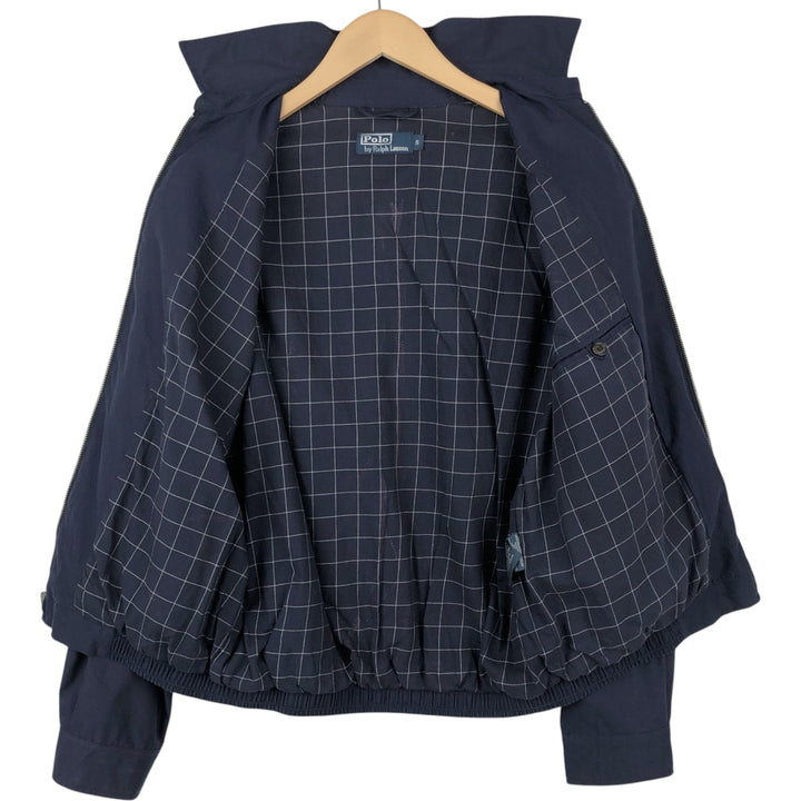 Ralph Lauren POLO by Ralph Lauren Swing Top Sports Jacket Men's S polyester navy blue type Vintage Second Hand