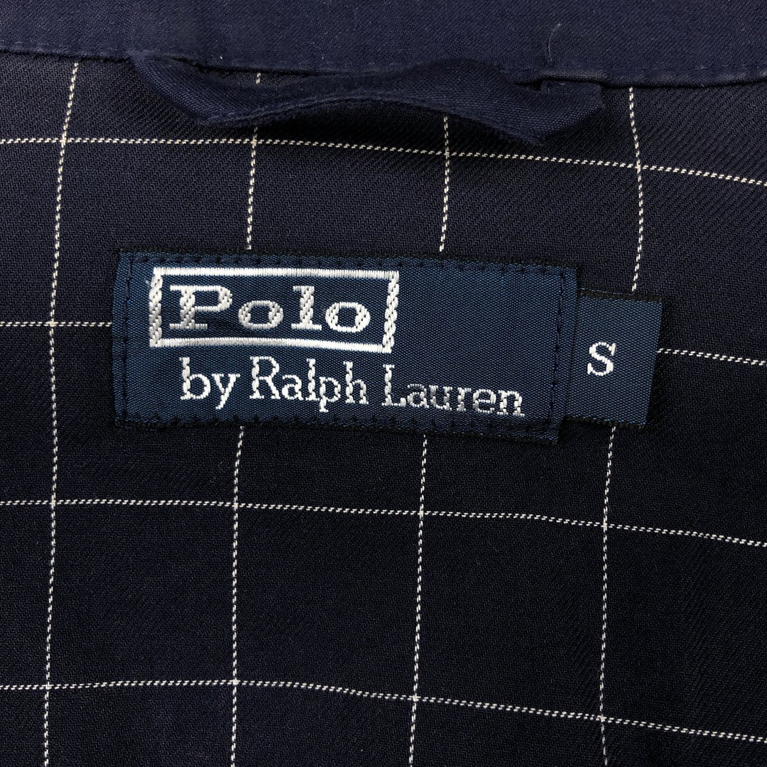 Ralph Lauren POLO by Ralph Lauren Swing Top Sports Jacket Men's S polyester navy blue type Vintage Second Hand