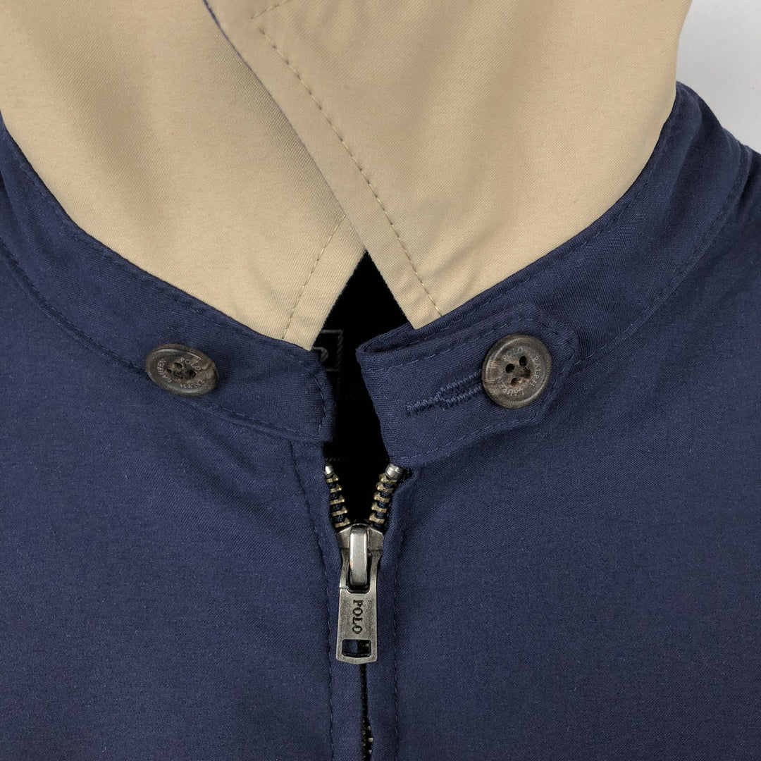 Ralph Lauren POLO by Ralph Lauren Swing Top Sports Jacket Men's S polyester navy blue type Vintage Second Hand