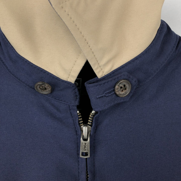 Ralph Lauren POLO by Ralph Lauren Swing Top Sports Jacket Men's S polyester navy blue type Vintage Second Hand