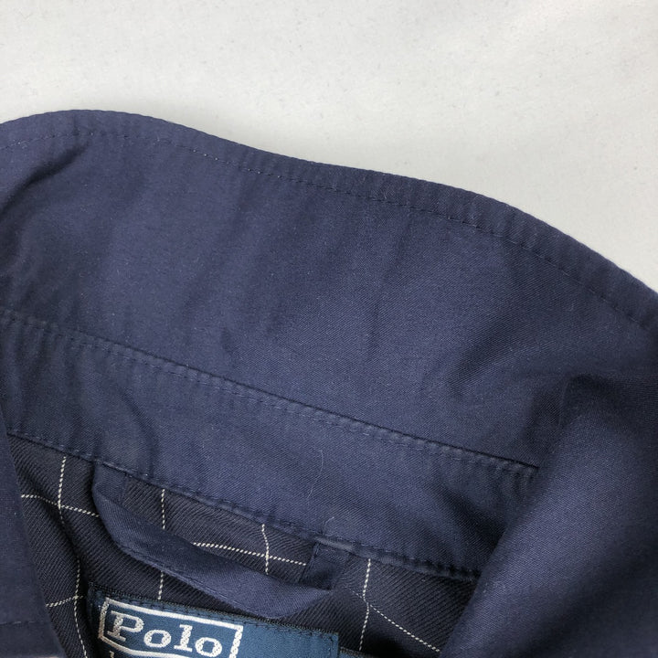 Ralph Lauren POLO by Ralph Lauren Swing Top Sports Jacket Men's S polyester navy blue type Vintage Second Hand