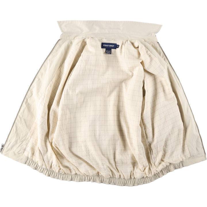 Ralph Lauren POLO GOLF Swing Top Sports Jacket, Men's Size S (approx.) polyester unbleached Vintage Second Hand