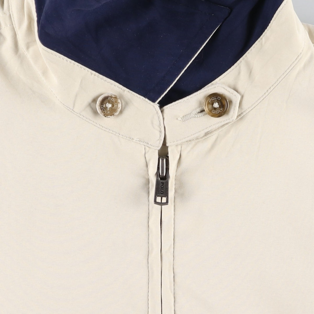 Ralph Lauren POLO GOLF Swing Top Sports Jacket, Men's Size S (approx.) polyester unbleached Vintage Second Hand