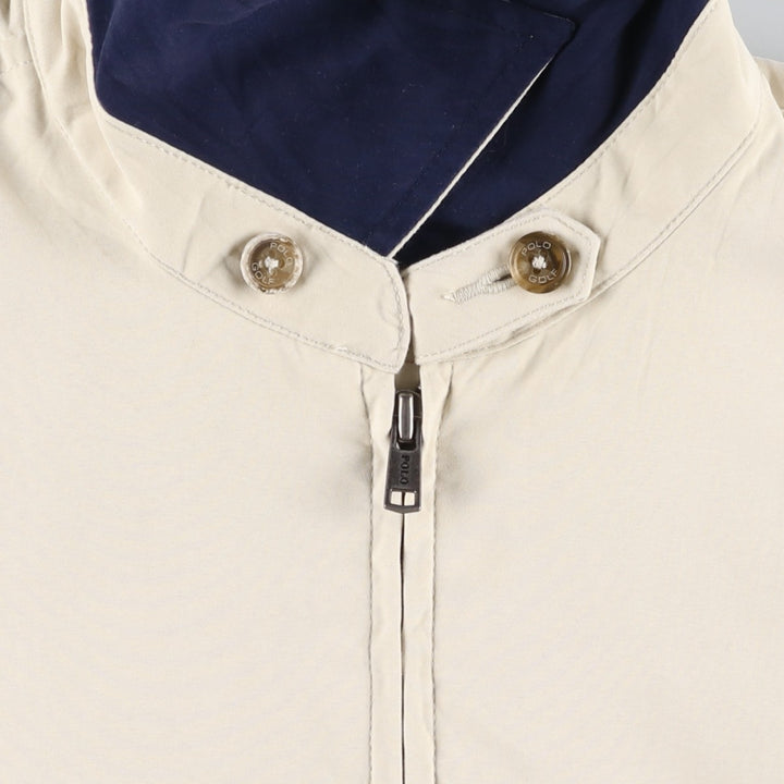 Ralph Lauren POLO GOLF Swing Top Sports Jacket, Men's Size S (approx.) polyester unbleached Vintage Second Hand