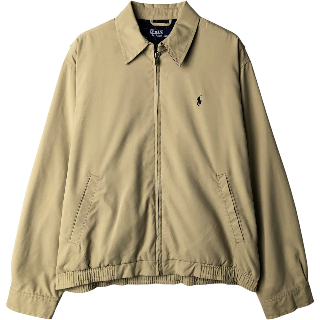 Ralph Lauren POLO by Ralph Lauren Swing Top Sports Jacket Men's S polyester Beige type Vintage Second Hand