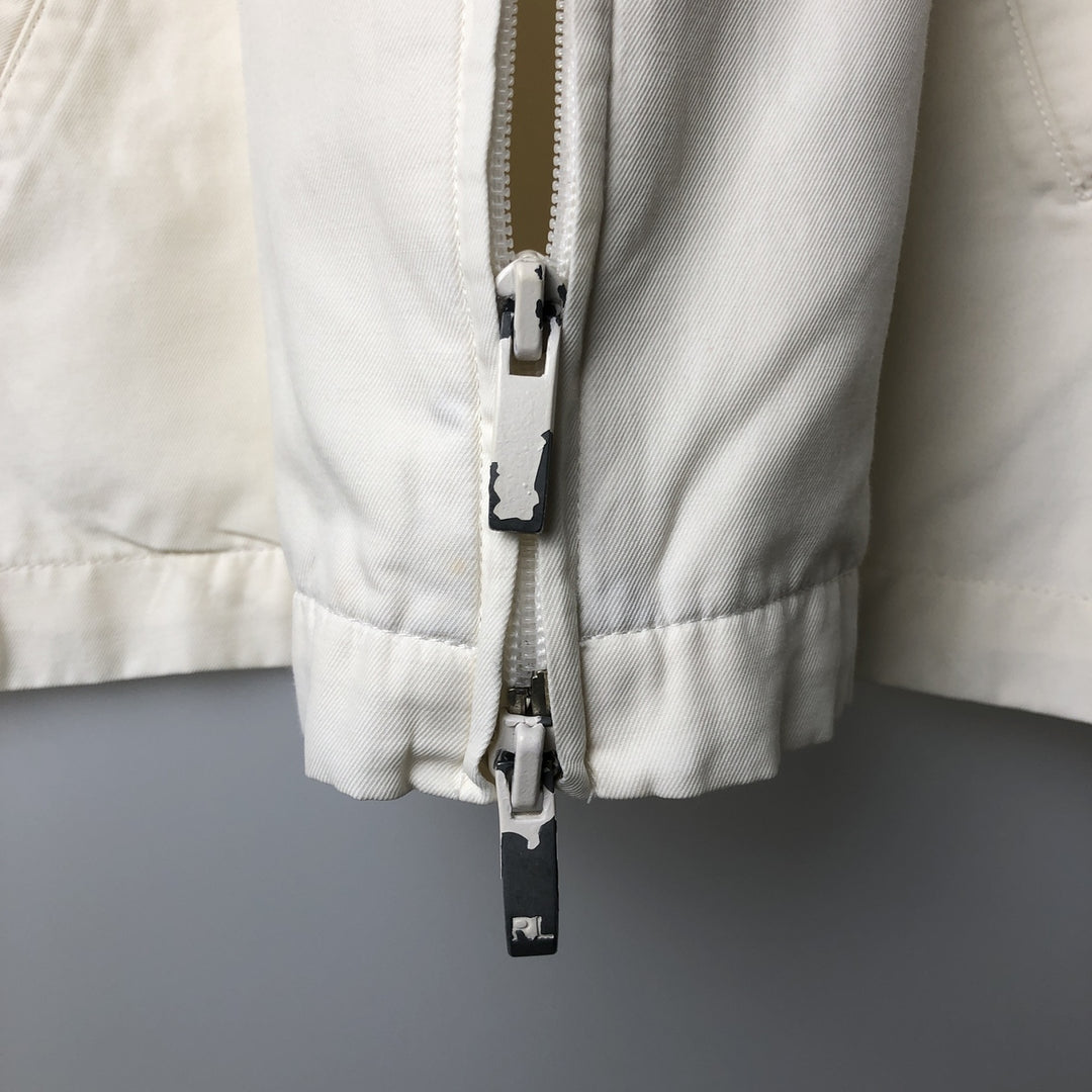 Ralph Lauren POLO SPORT Swing Top Sports Jacket, Men's Size L (approx.) cotton unbleached Vintage Second Hand