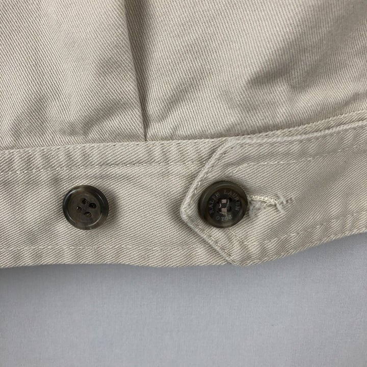 Ralph Lauren POLO by Ralph Lauren Swing Top Sports Jacket Men's M cotton Beige type Vintage Second Hand