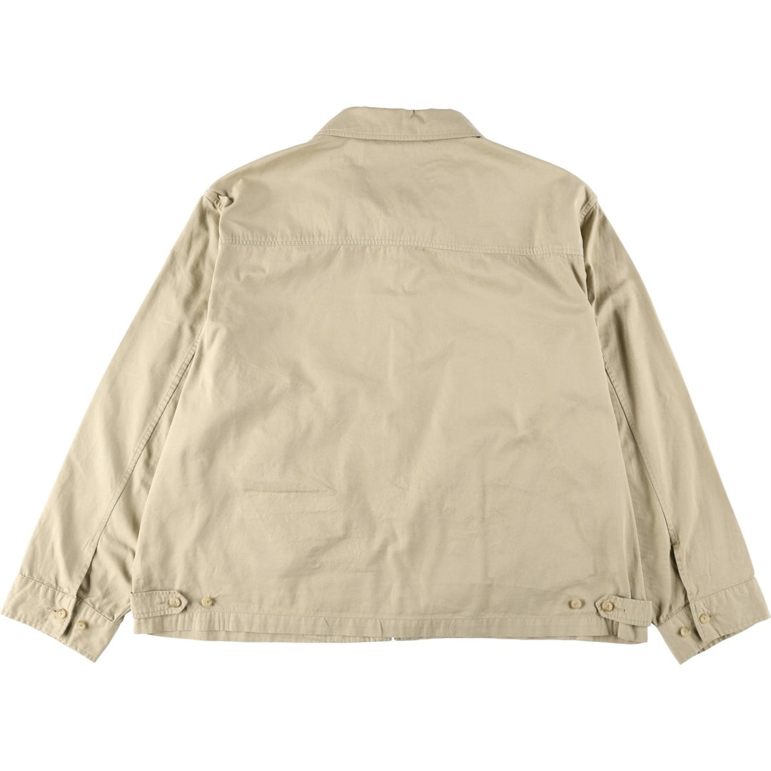 Oversized Ralph Lauren POLO by Ralph Lauren swing top sports jacket, men's size XXXL cotton Beige type Vintage Second Hand
