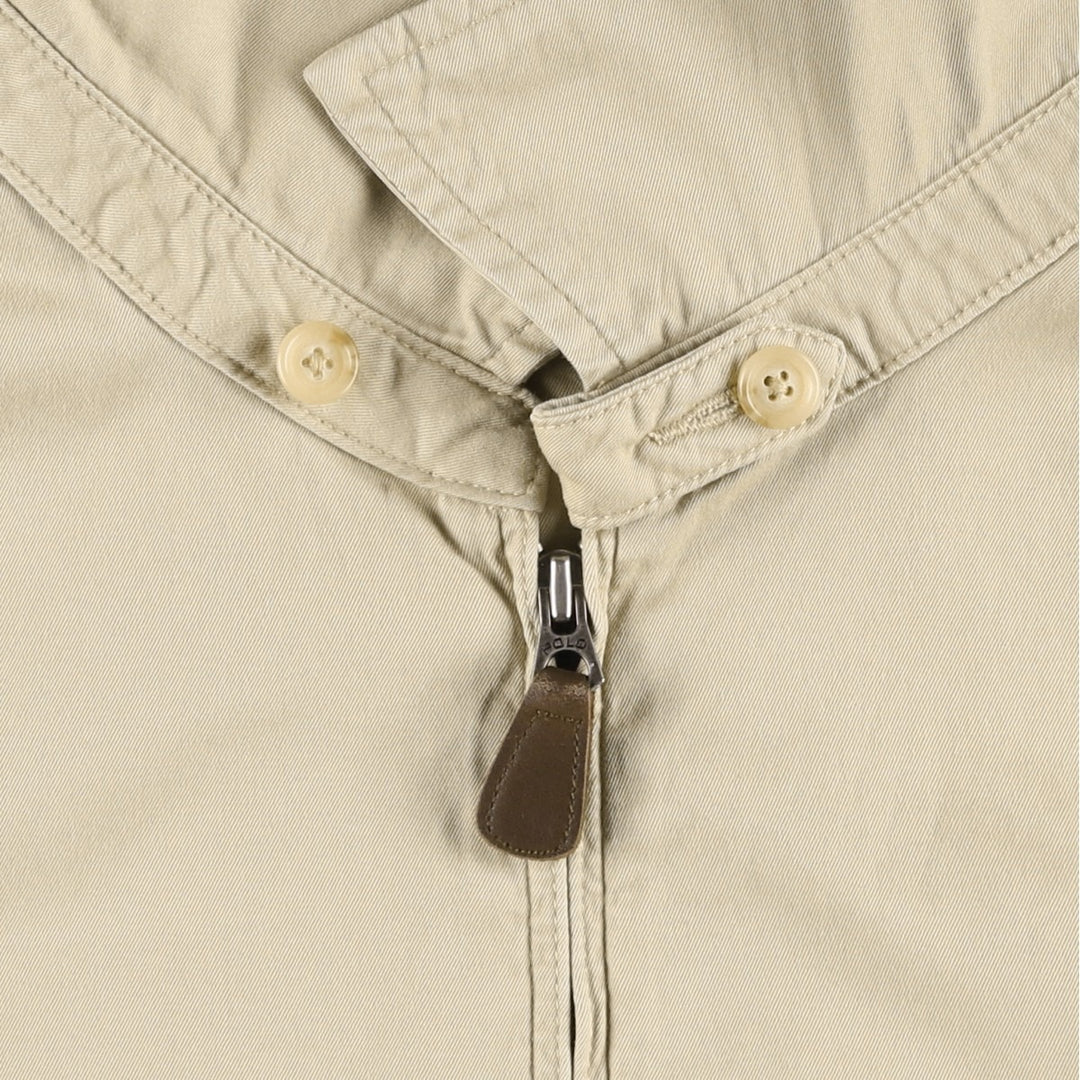 Oversized Ralph Lauren POLO by Ralph Lauren swing top sports jacket, men's size XXXL cotton Beige type Vintage Second Hand