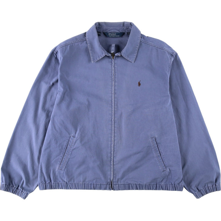 Ralph Lauren POLO by Ralph Lauren Swing Top Sports Jacket Men's XL cotton navy blue type Vintage Second Hand