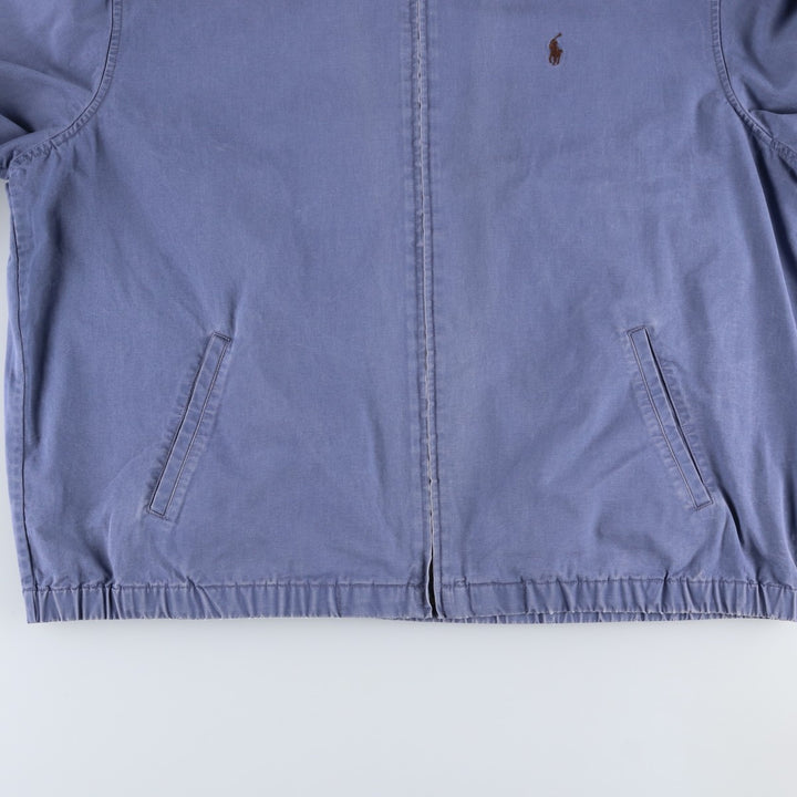 Ralph Lauren POLO by Ralph Lauren Swing Top Sports Jacket Men's XL cotton navy blue type Vintage Second Hand