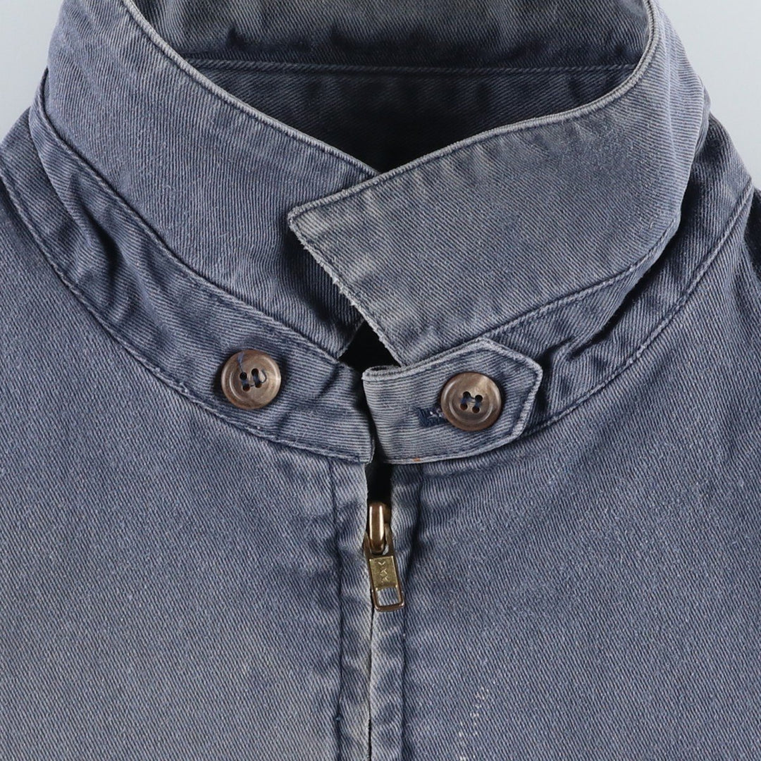 Ralph Lauren POLO by Ralph Lauren Swing Top Sport Jacket, Made in USA, Men's Size M (approx.) cotton navy blue type Vintage Second Hand