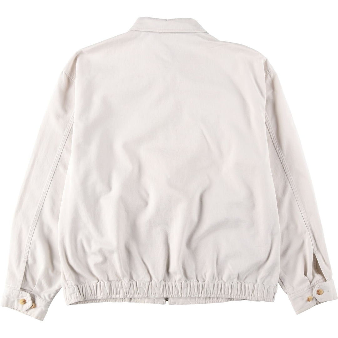 Ralph Lauren POLO by Ralph Lauren Swing Top Sports Jacket Men's L size cotton ivory Vintage Second Hand