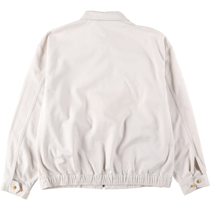 Ralph Lauren POLO by Ralph Lauren Swing Top Sports Jacket Men's L size cotton ivory Vintage Second Hand