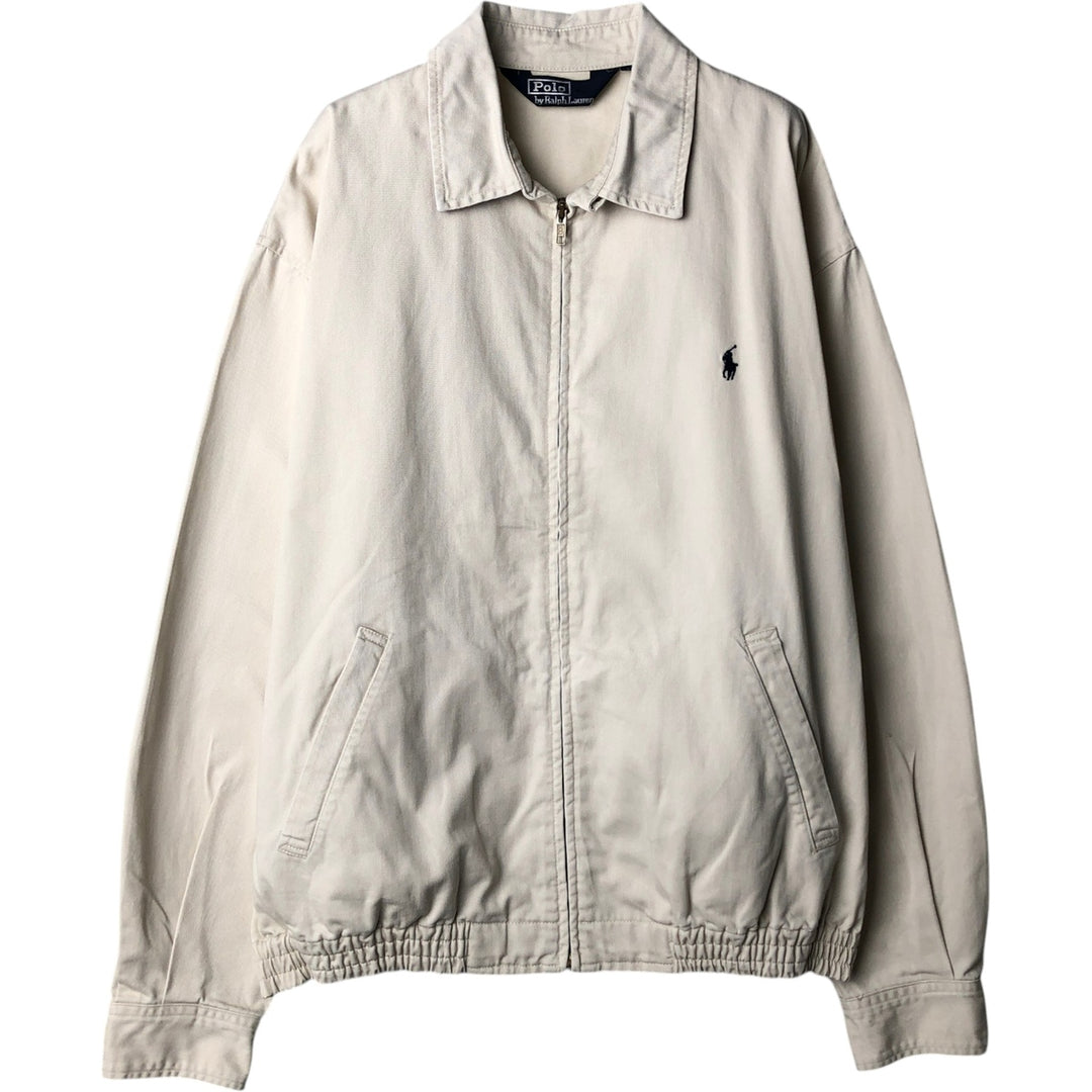 Ralph Lauren POLO by Ralph Lauren Swing Top Sports Jacket Men's M cotton unbleached Vintage Second Hand